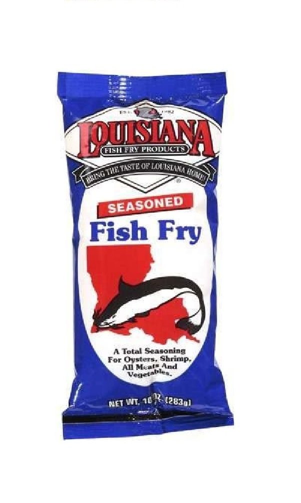 Louisiana Fish Fry Products Seasoned Fish Fry - SIX 10oz packages
