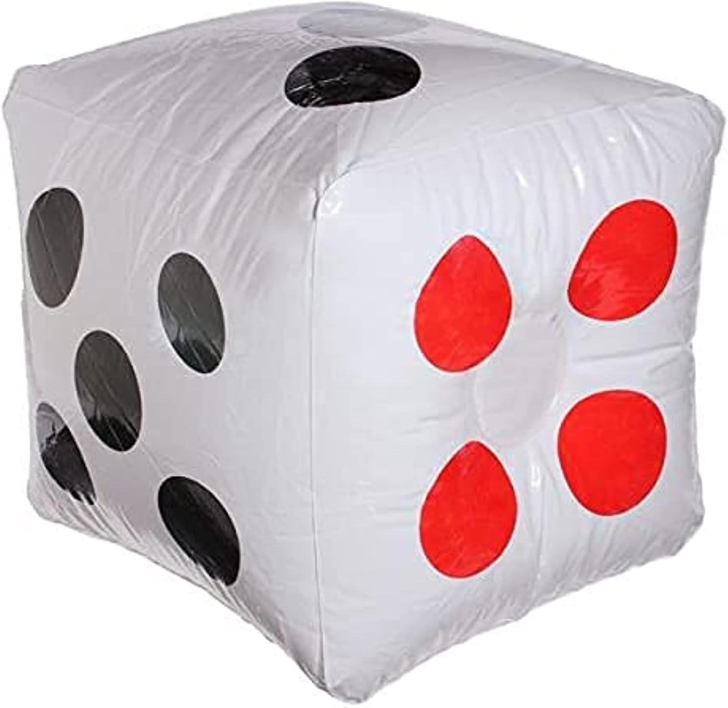 THE WHITE SHOP 4 Piece Set Jumbo Foam Dice Foam dice are great for lawn