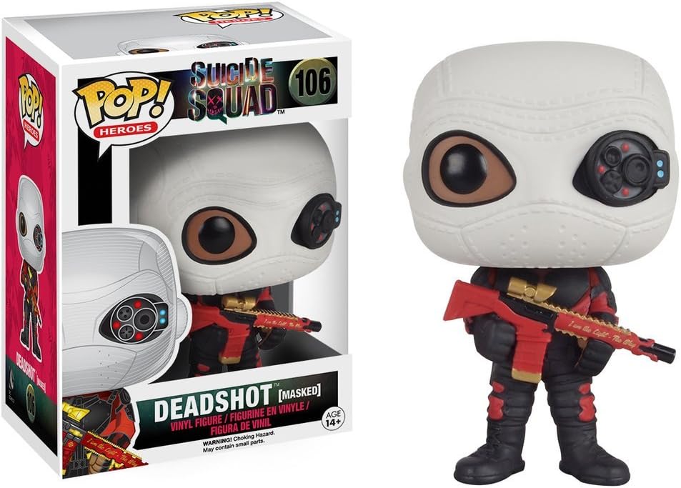 POP Movies: Suicide Squad Action Figure, Deadshot (Masked)