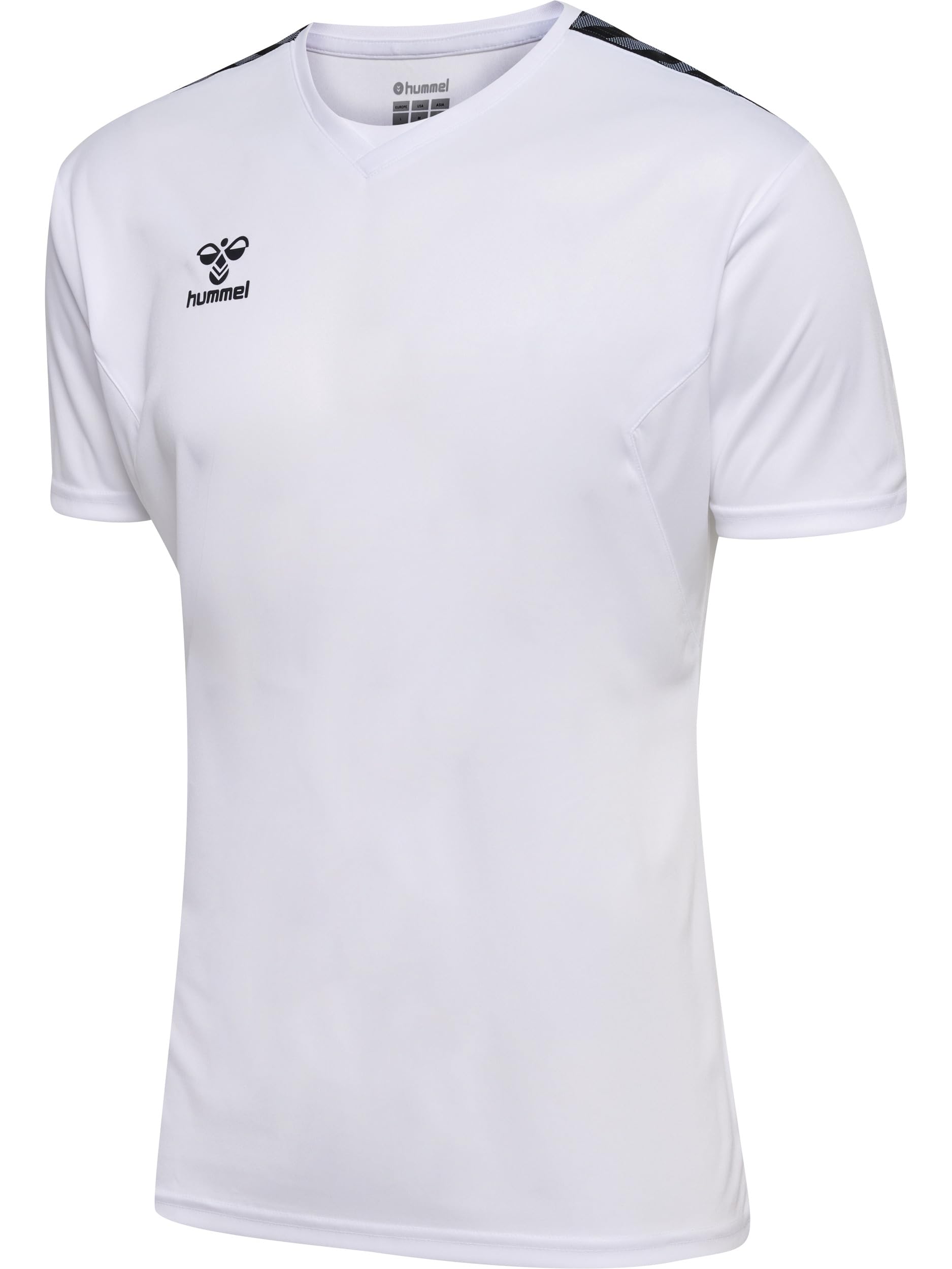 hummel Authentic PL Jersey Sport T-Shirt Herren Kurzarm - Sport Shirt Männer - Trikot - Normale Passform - aus 100% Recyceltem Polyester - Atmungsaktiv & Schnelltrocknend