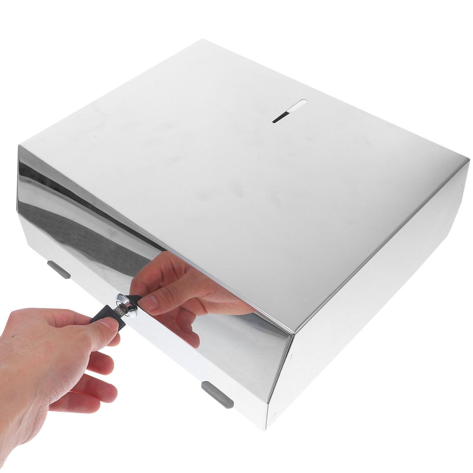 Dispensador y Resistente al Agua de Acero Inoxidable de Toallas de Papel Diseño Confiable y Elegante Montaje en Pared para Baño y Hospitales