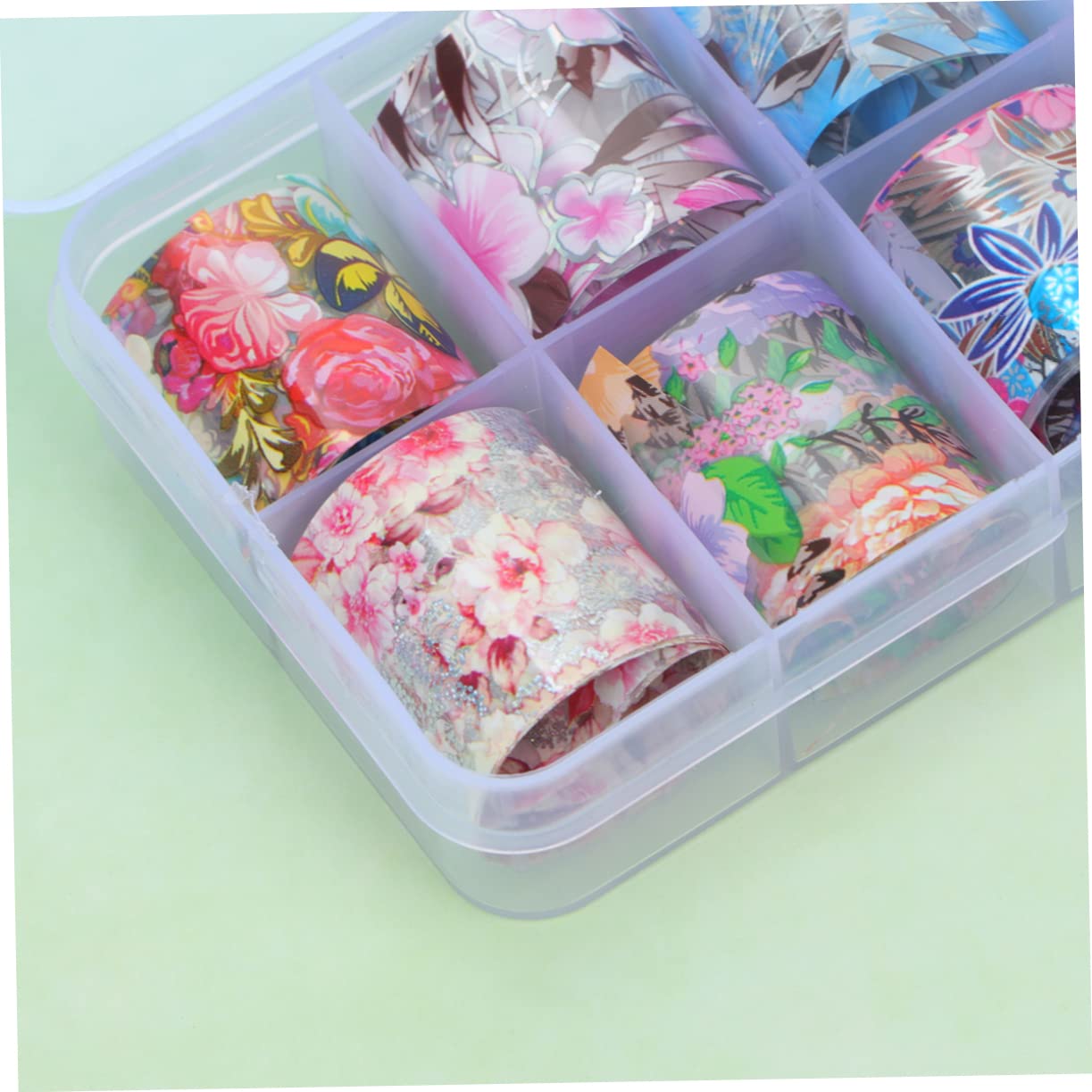 2 Set Stickers Adesivi Per Decorazione Unghie Nail Foil Transfer Per Nail Art Te Design Variabile Adatti Per Donne E Manicure Creativa 50 * 2