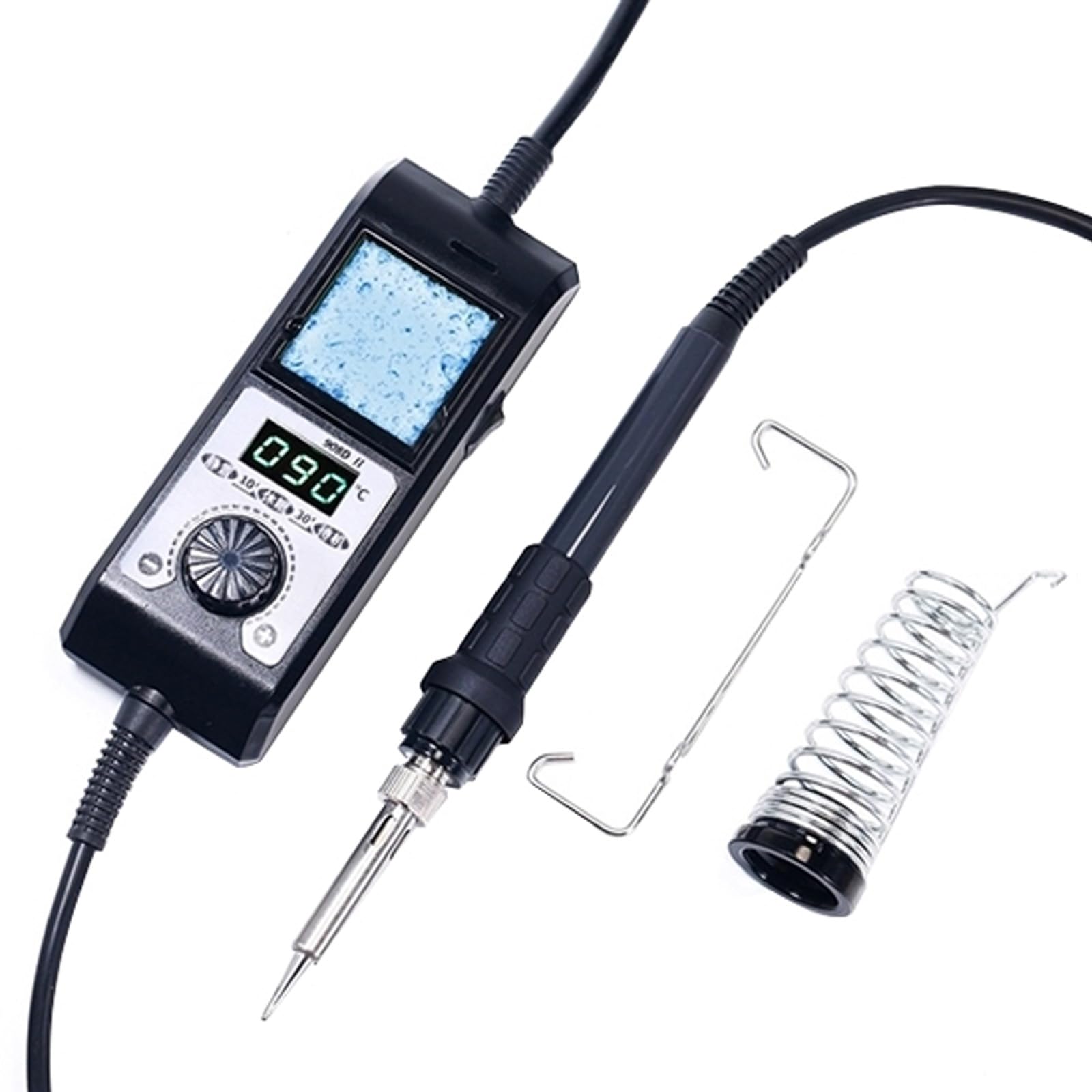 130w Digital Soldering Iron, Adjustable Temperature Soldering Welding Iron Kit,Soldering Boards, Wire, Jewellery Making 110V US Plug