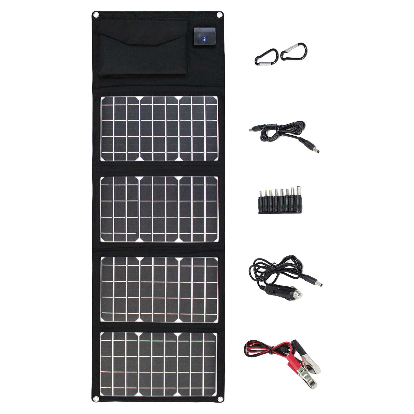 CALANDIS® Portable Solar Charger Outdoor Charging Panel for Cellphone Camera, Camping-image-33