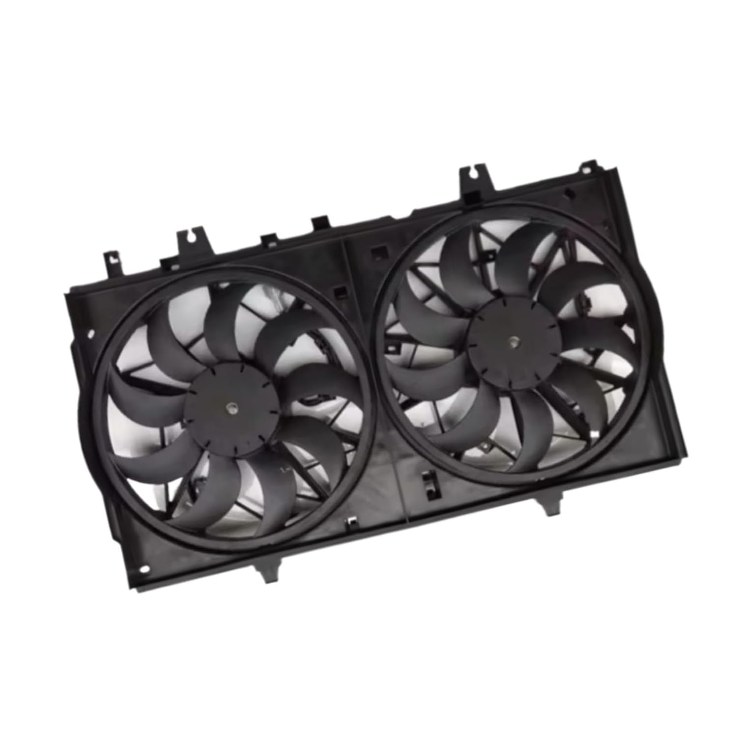 Engine Cooling Fan Mount Kit AC Condenser Cooling Fan Assembly NI3115150 21481-4BA0A 214814BA0A for Nissan for X-Trail 2014 2015 2016 2017 2018 2019