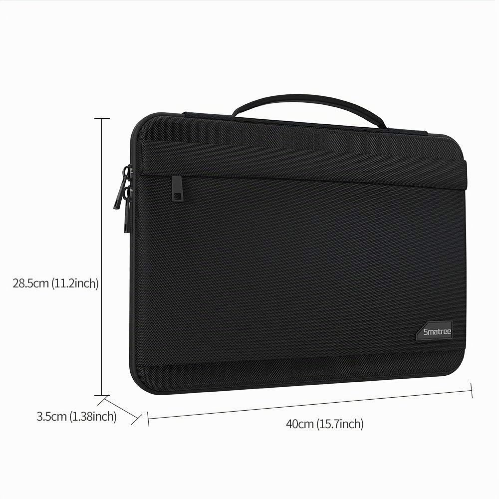 Smatree 15.6 Zoll Hartschalen Laptoptasche nur Kompatibel mit Lenovo Legion 5 Laptop 15,6 Zoll/Dell Inspiron 15 15,6 Zoll /16 Zoll Tasche, Tragetasche mit handhaben, Schwarz