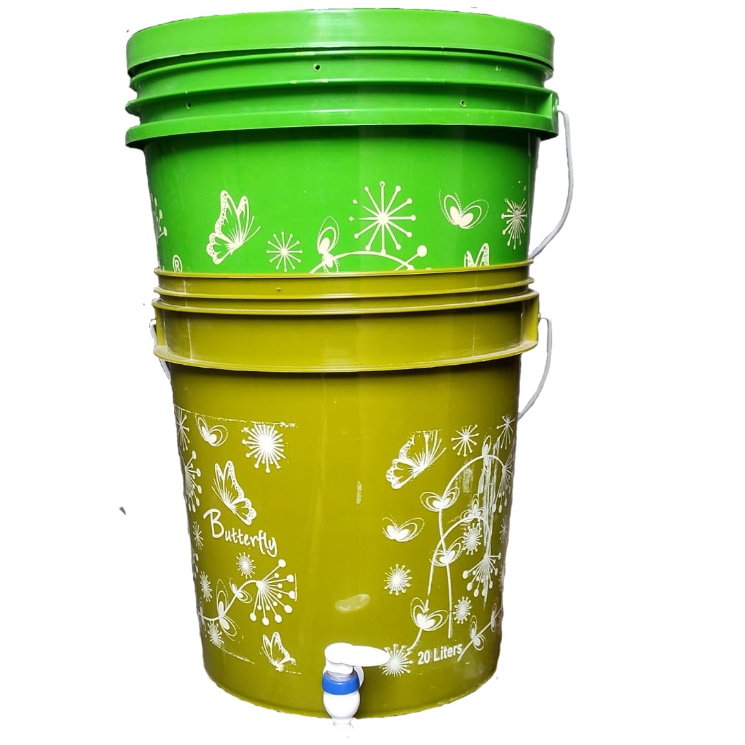REAL ORGANICS Composting Bin for Home/Best Composting Bin Convert All Kind of Kitchen Food Waste Into Manure
