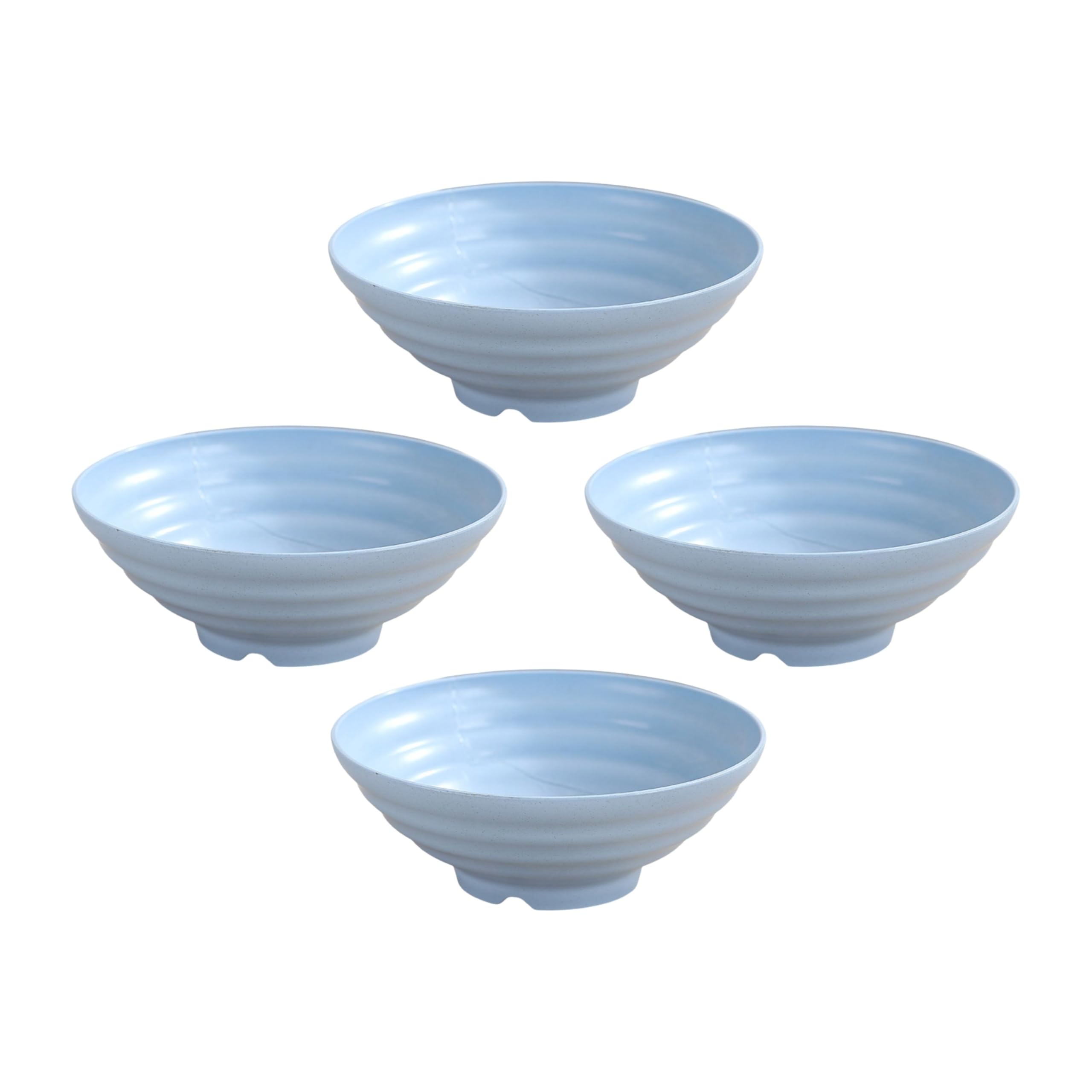 Colorful Wheat Straw Ramen Bowl Set – 7.5” Large Japanese-Style Bowls Set for Soup, Noodle, Salad, Pasta, Rice, Microwave & Dishwasher Safe, Beige, Pack of 2 — Amazon image 14