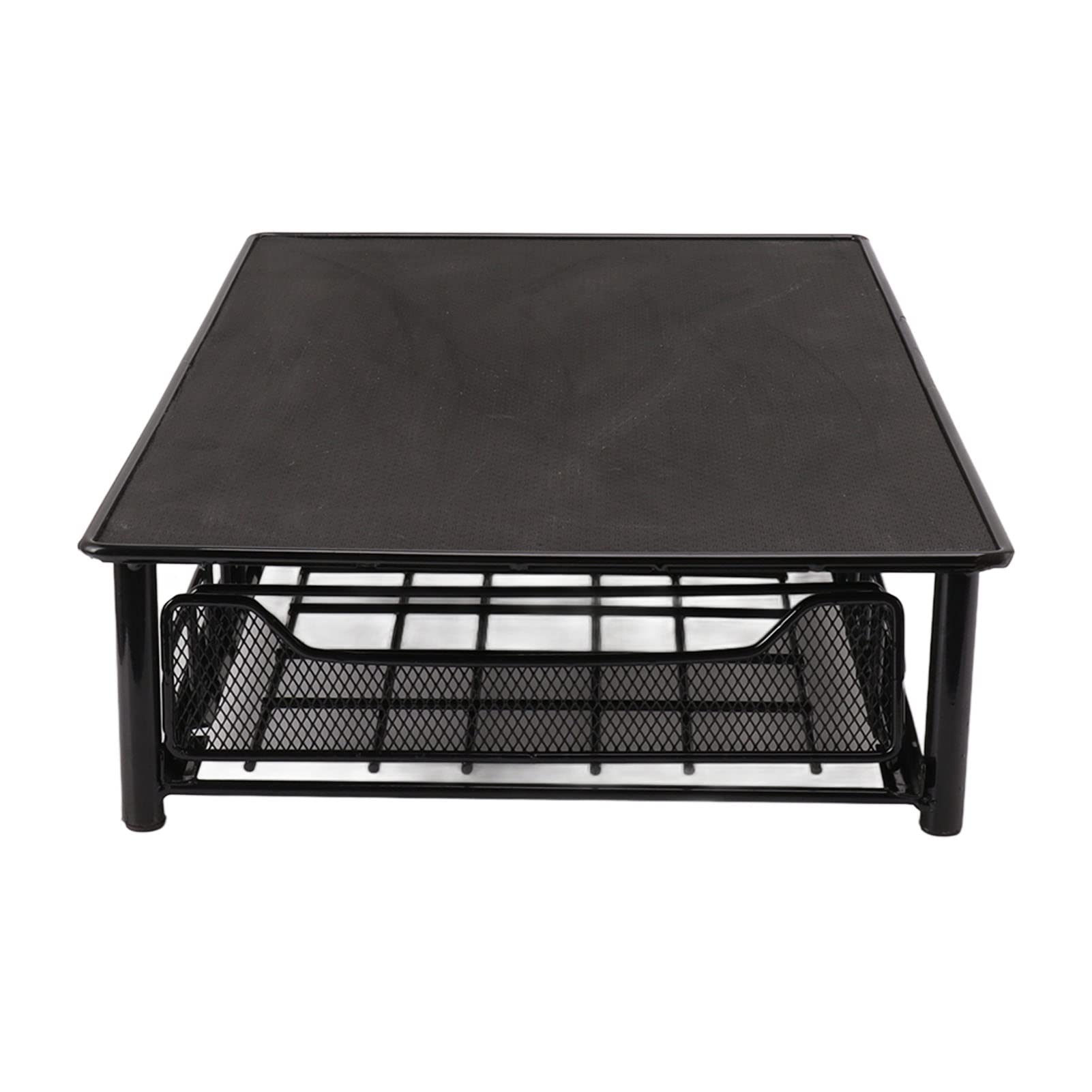 Eujgoov Cassetto per Cialde caffè, Portacapsule in Ferro, Spazio Salvaspazio per 60 Capsule, Perfetto per e Ufficio (BLACK)