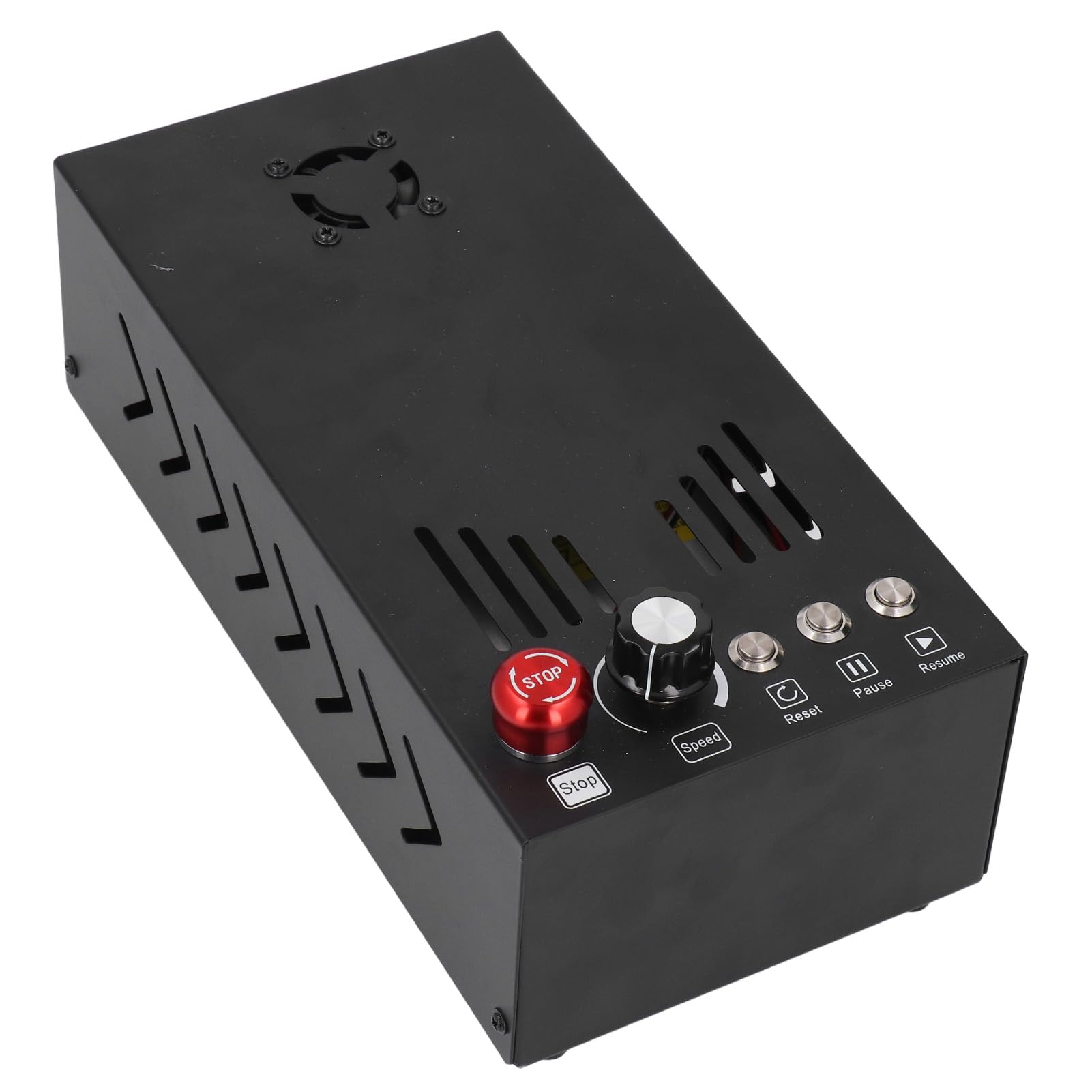 500W 11000RPM CNC Spindle Motor Integrated Control Box 52mm Clamp Engraving Machine (Black)