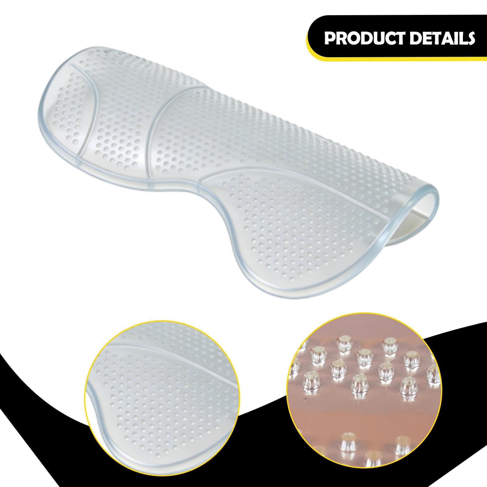 Almohadilla para Caballo de Gel de Silicona Antideslizante Absorbe Impactos para Mayor Comodidad Transpirable Adecuada para Montar Y Uso