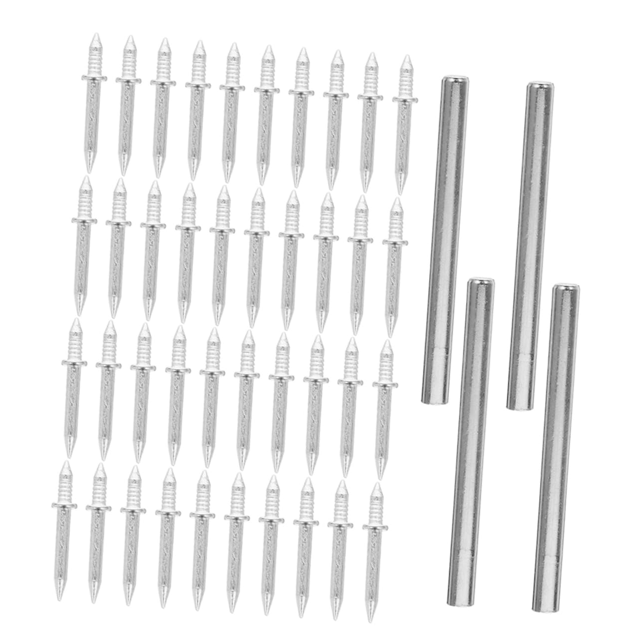 KALLORY Home Use Nails 200pcs Assorted Toe Nails Double Head Nails Easy Install Wall Decor Hardware