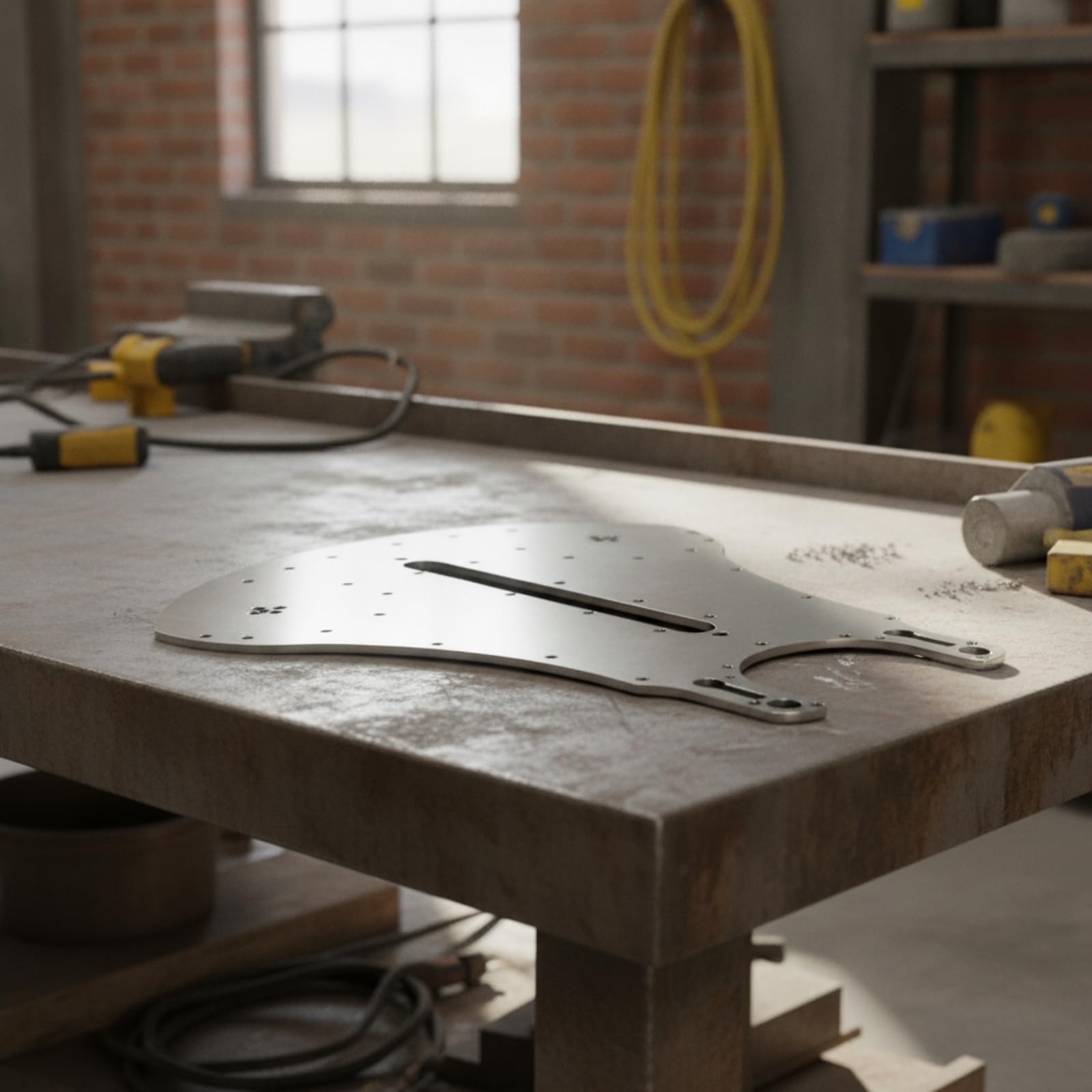 predolo Piastra di Guida Pratico Pannello Inferiore Universale Accessorio per Professionisti, Officina