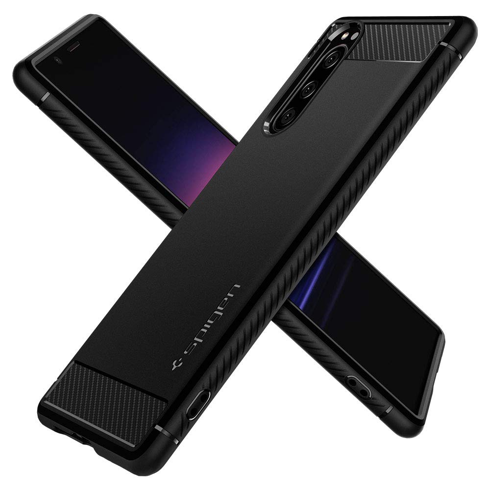 Amazon.co.jp: Spigen Xperia 5 ケース [ SO-01M / SOV41 ] ストラップ
