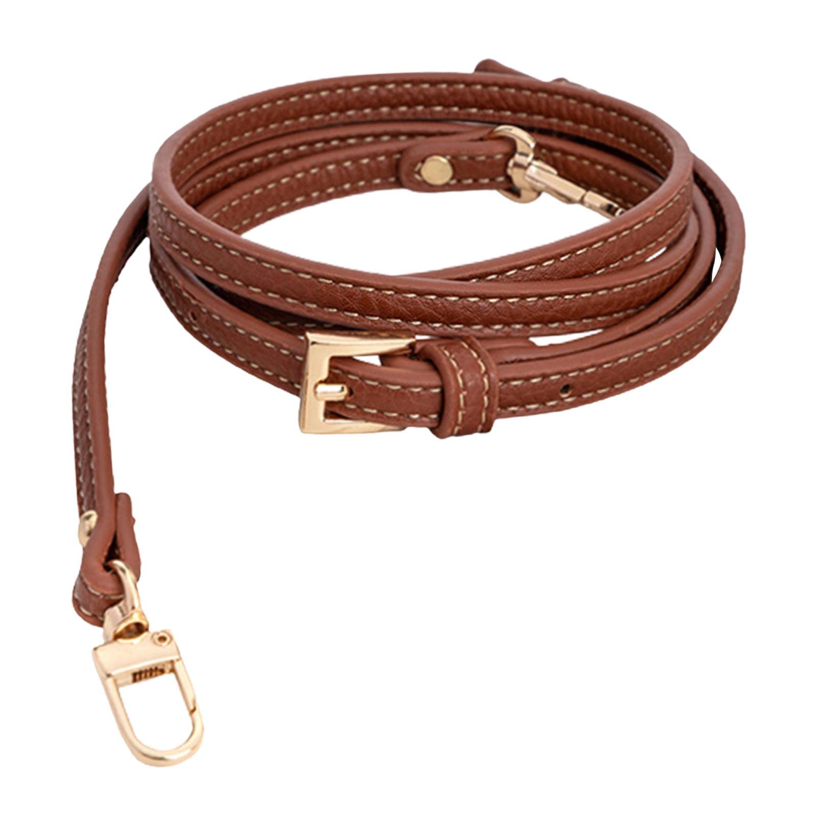 Leather Bag Strap Replacement Universal Shoulder Strap for Shoulder Handbags Brown-image-45