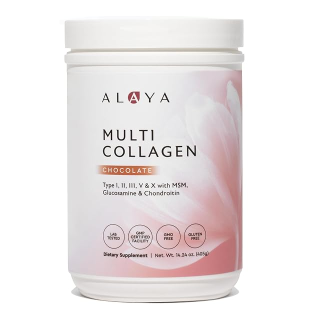 Alaya Multi Collagen Powder - Type I II III V X Hydrolyzed Collagen Peptides Protein Powder Supplement with
