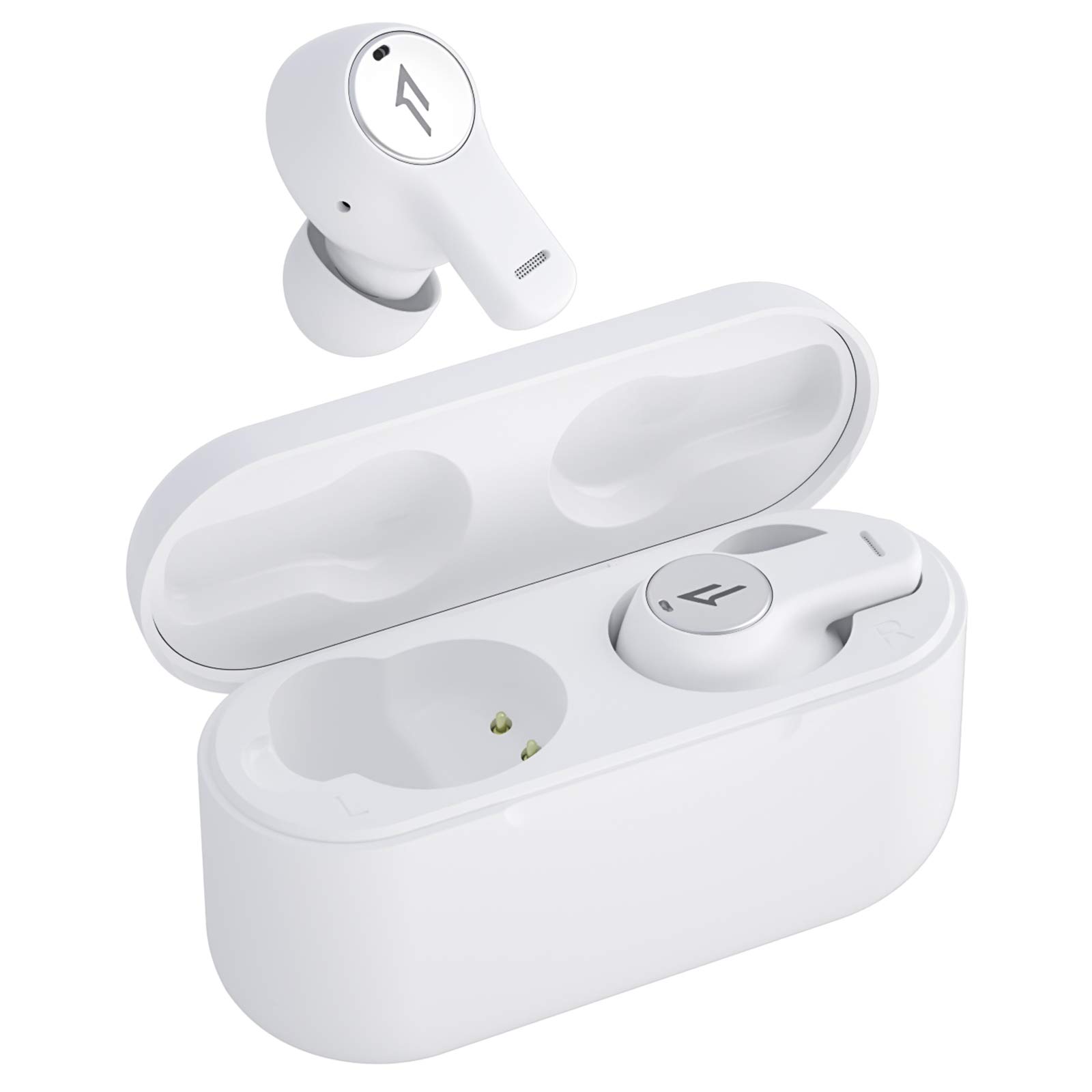 1MORE Wireless Earbuds, Wireless Headphones with Environmental Noise Cancellation, 4 ENC Mics for Clear Call, Bluetooth 5.0, White