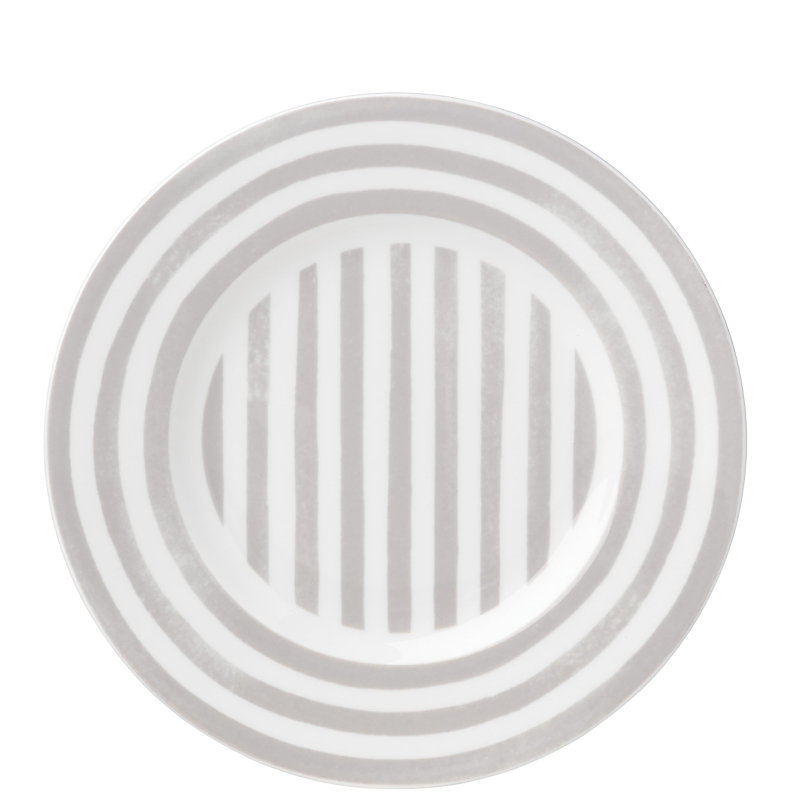 Plato de acento Kate Spade 867943 gris para decoración de mesas