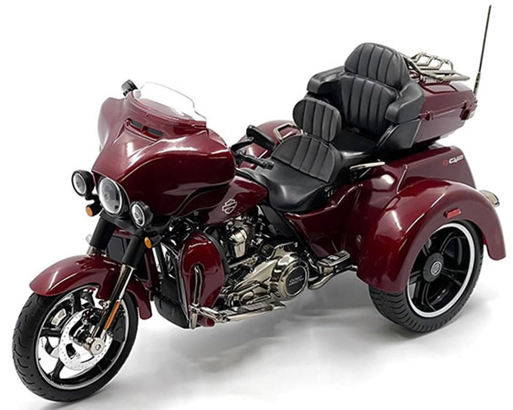 Maisto 2021 CVO Tri Glide Motorcycle Dark Red Metallic H-D Custom 1/12 Diecast Model 32337