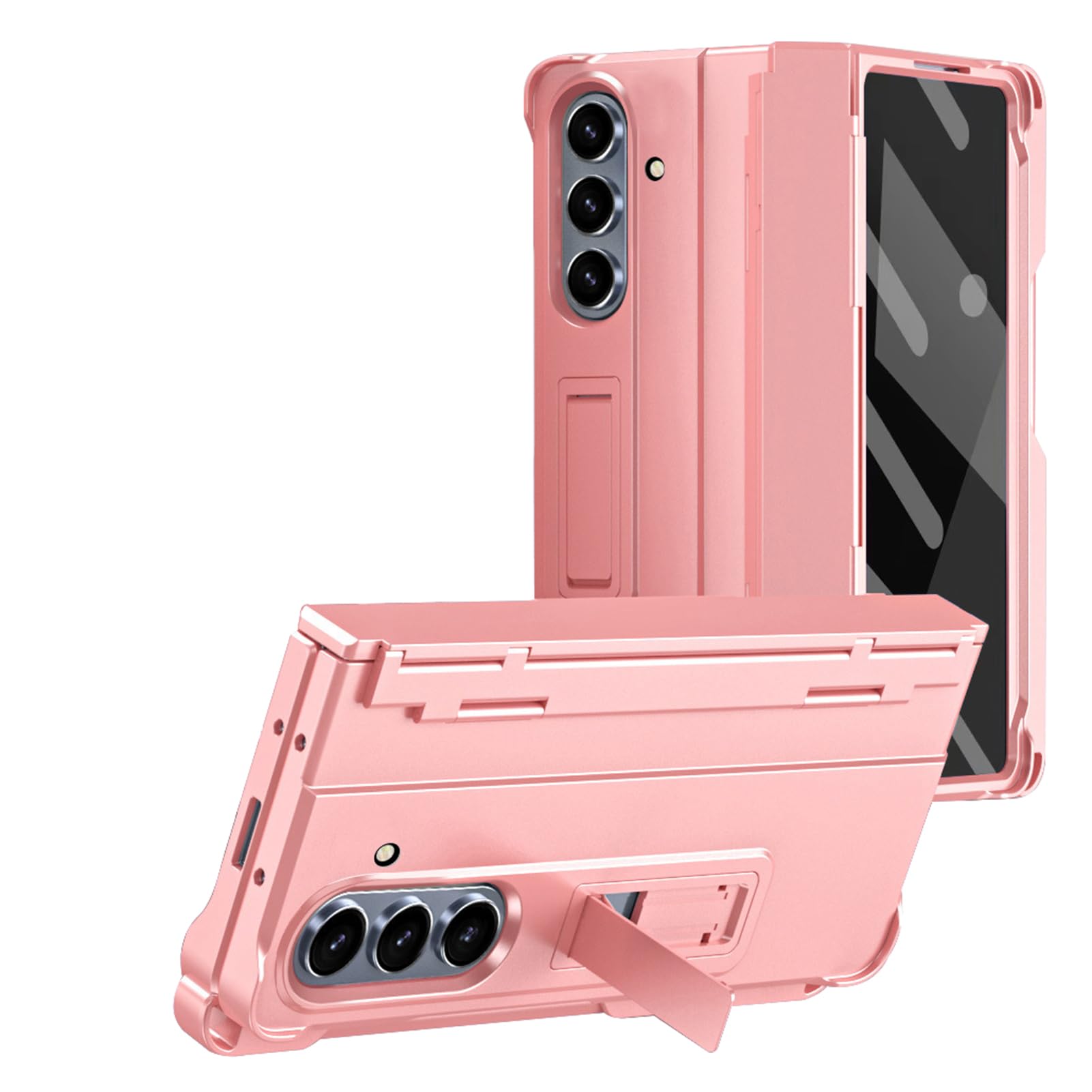 Galwaniczne etui do Samsung Galaxy Z Fold 8 Ultra, składany stojak