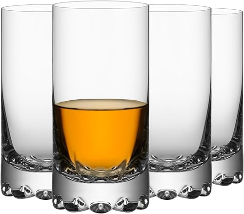 Orrefors Erik Highball - Juego de 4 unidades, transparente