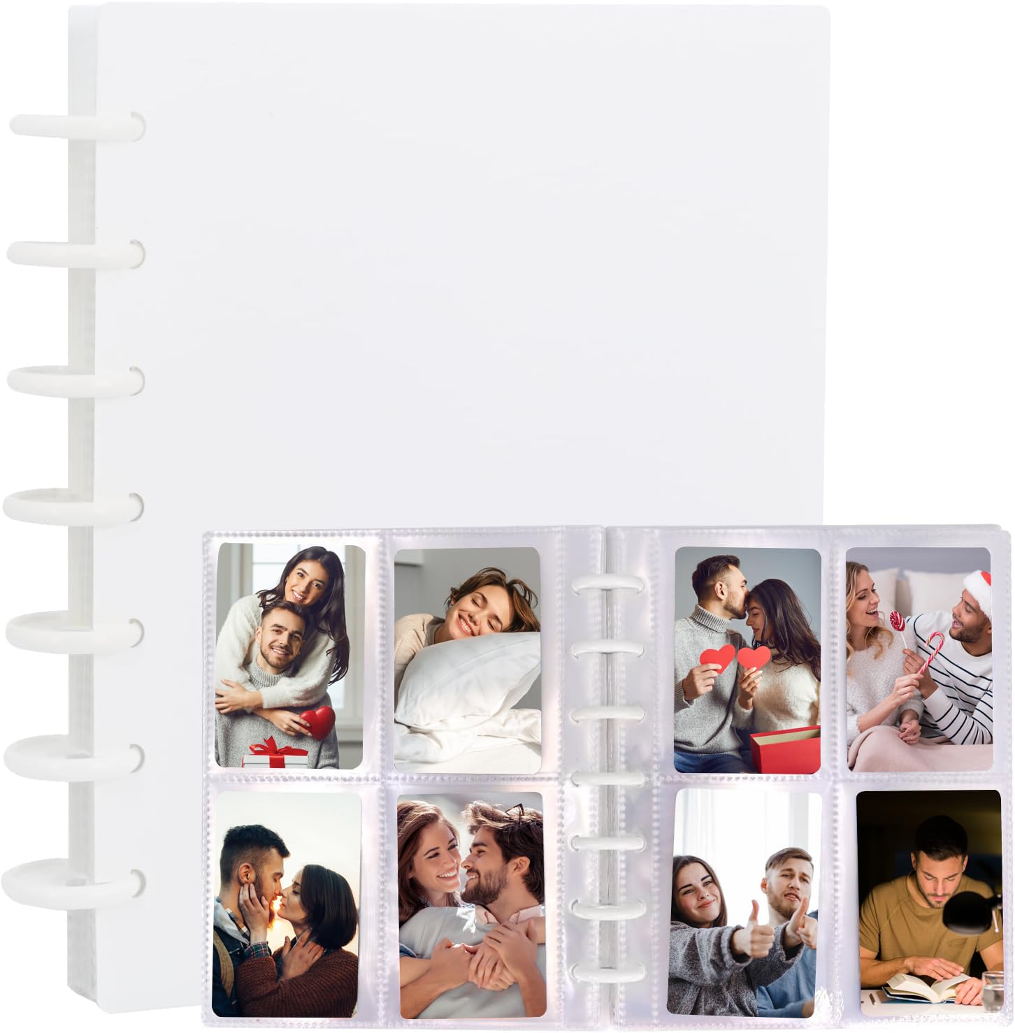 2×3 Inch Photo Album for Polaroid Fujifilm Instax Mini 11 12 9 8+ 8 7+ Instant Camera, KODAK Step/Canon IVY/HP Sprocket Color Photo Printer with 20Pcs Inner Pages (White)-image-14