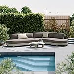 OUTLIV. Santa Barbara Ecklounge Aluminium Braun