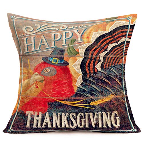 Fukeensetof4happythanksgivingturkeypumpkinthrowpillowcoverautumnharvestsunflowerfruitsvintagefallfarmhousedecorativepillowscushioncovercottonlinen18x18pillowcasegivethanks Urban Country Home Decor Fukeen set of 4 happy thanksgiving turkey pumpkin throw pillow cover autumn harvest sunflower fruits vintage fall farmhouse decorative pillows cushion cover cotton linen 18×18 pillowcase give thanks urban country home decor