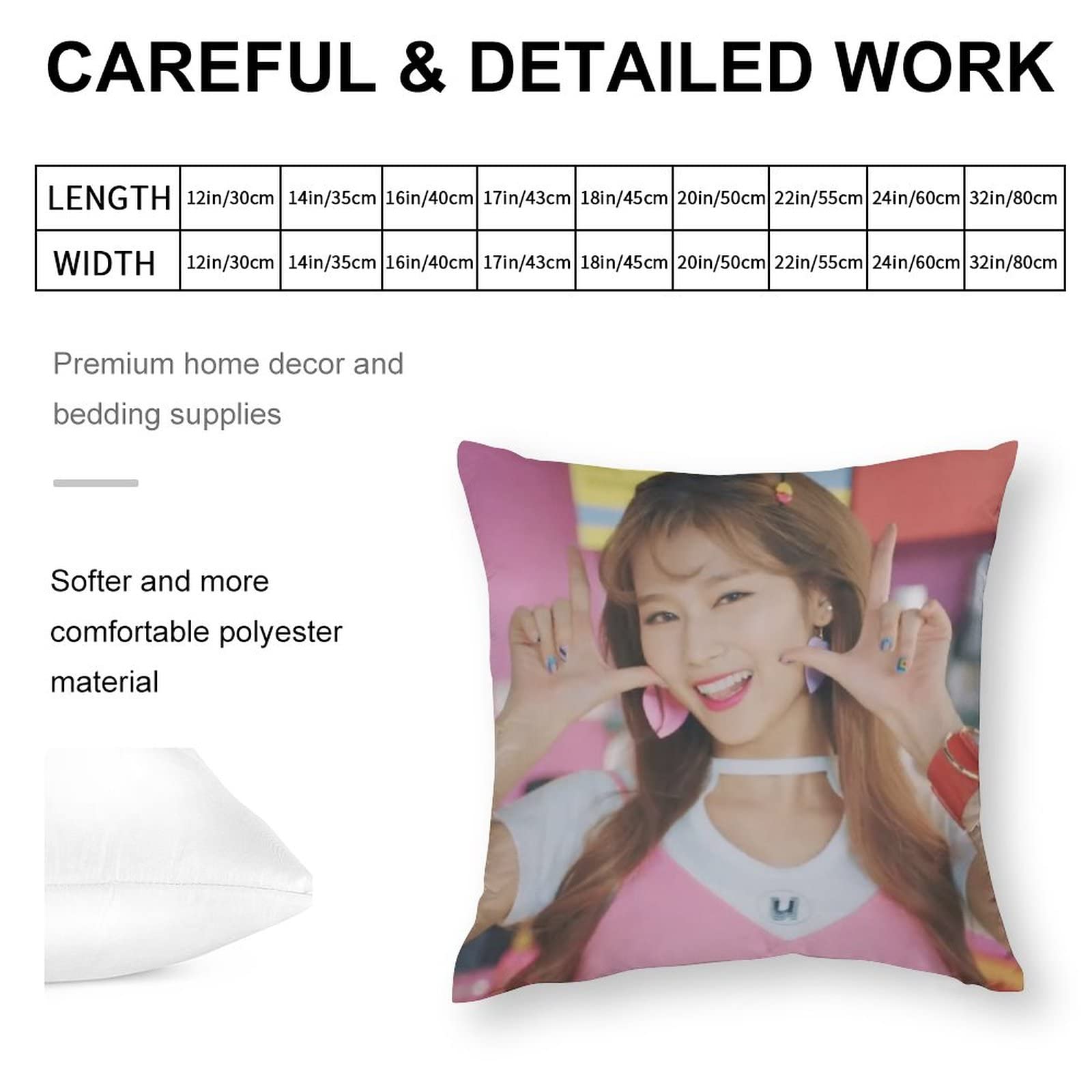 Amazon.co.jp: TWICE サナ クッションカバー 座布団カバー ソファー