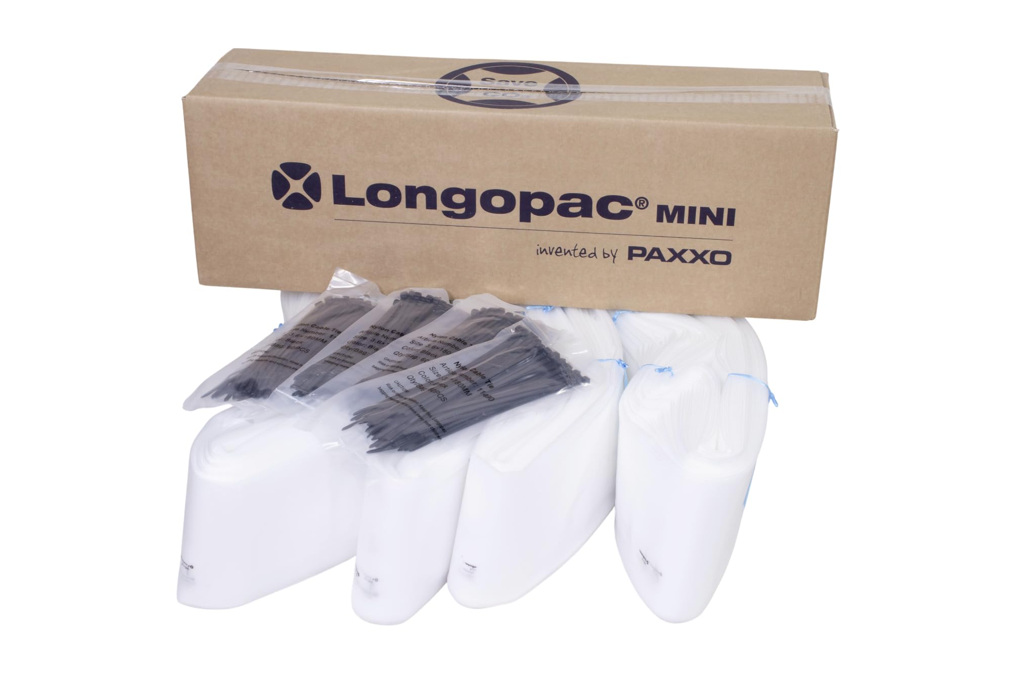 Longopac Mini für Staubsauger und Vorabscheider 4 x 20m 64my Mega Strong