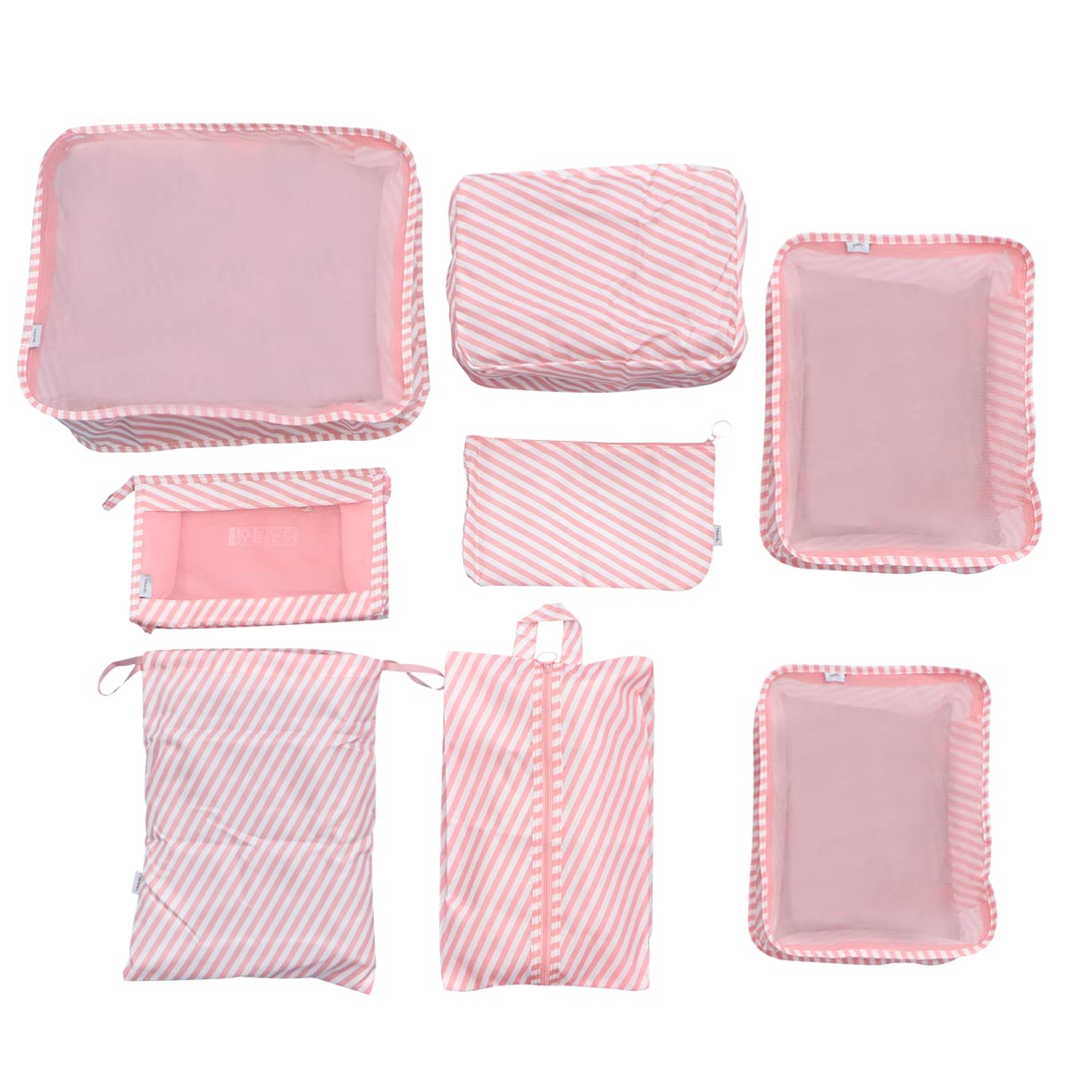 Operitacx 8-teiliges Set Reiseschuhbeutel Zum Verpacken Schuhtasche Reisetaschen Für Damen Gepäckorganisator Gepäckwürfel Reise-organizer-taschen Kleiderbeutel Reisen Skalierbar Reisekoffer