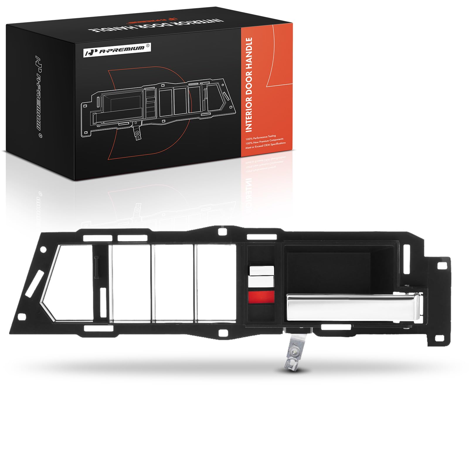 A-Premium - Interior Door Handle Front Right Passenger Side - Compatible with Chevy & GMC Models - 1988 1989 1990 1991 1992 1993 1994 Blazer C1500