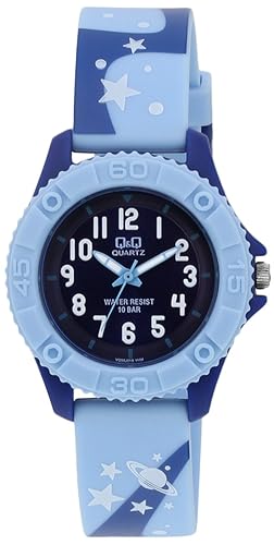 Q&Q Regular Analog Blue Dial Childrens Watch - VQ96J015Y