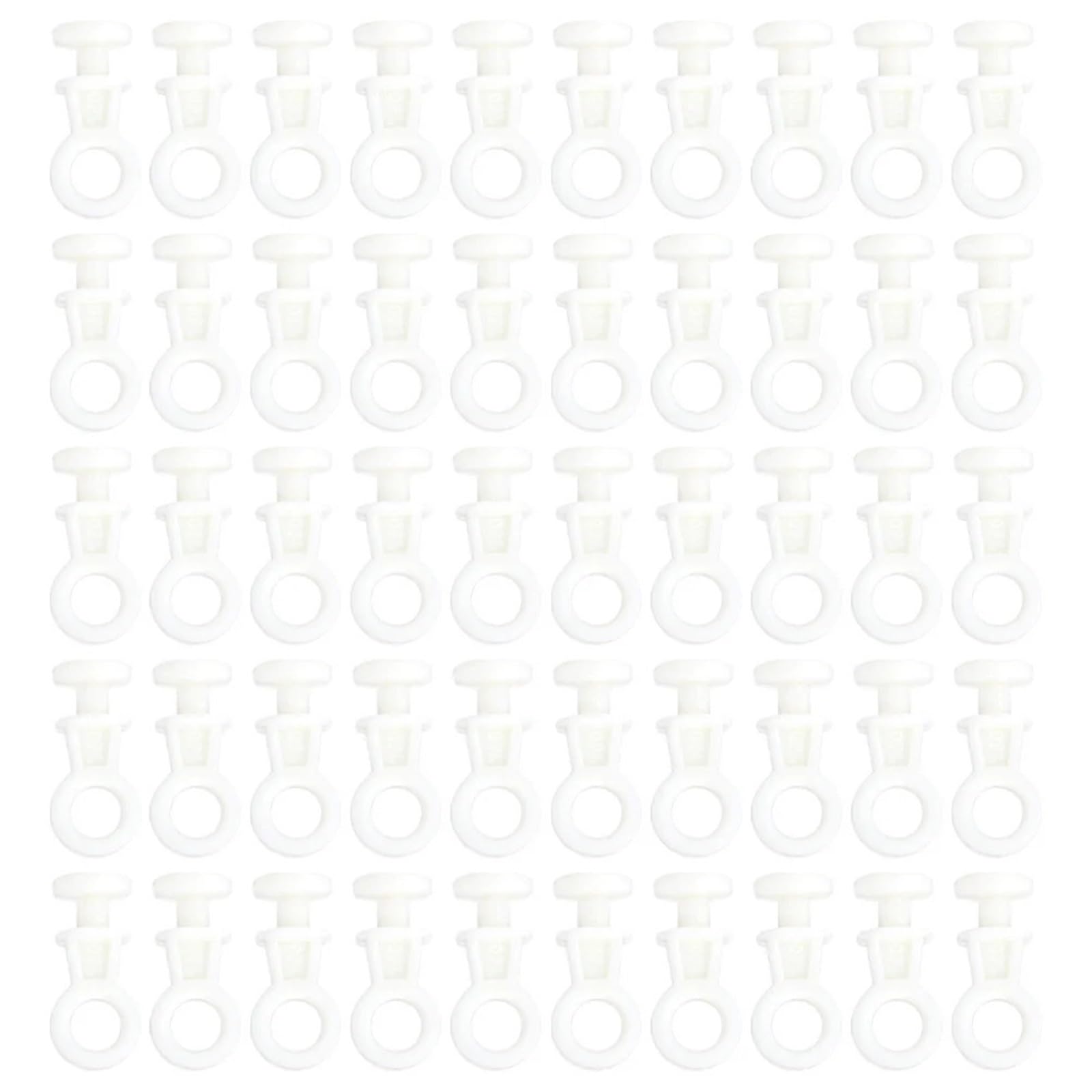 Curtain Track Glider Rollers 100Pcs Curtain Track Rollers Nano Silent Running Reusable Anti-Rust Gliders Easy Install Sliding Door Bedroom Window for Shower Curtain
