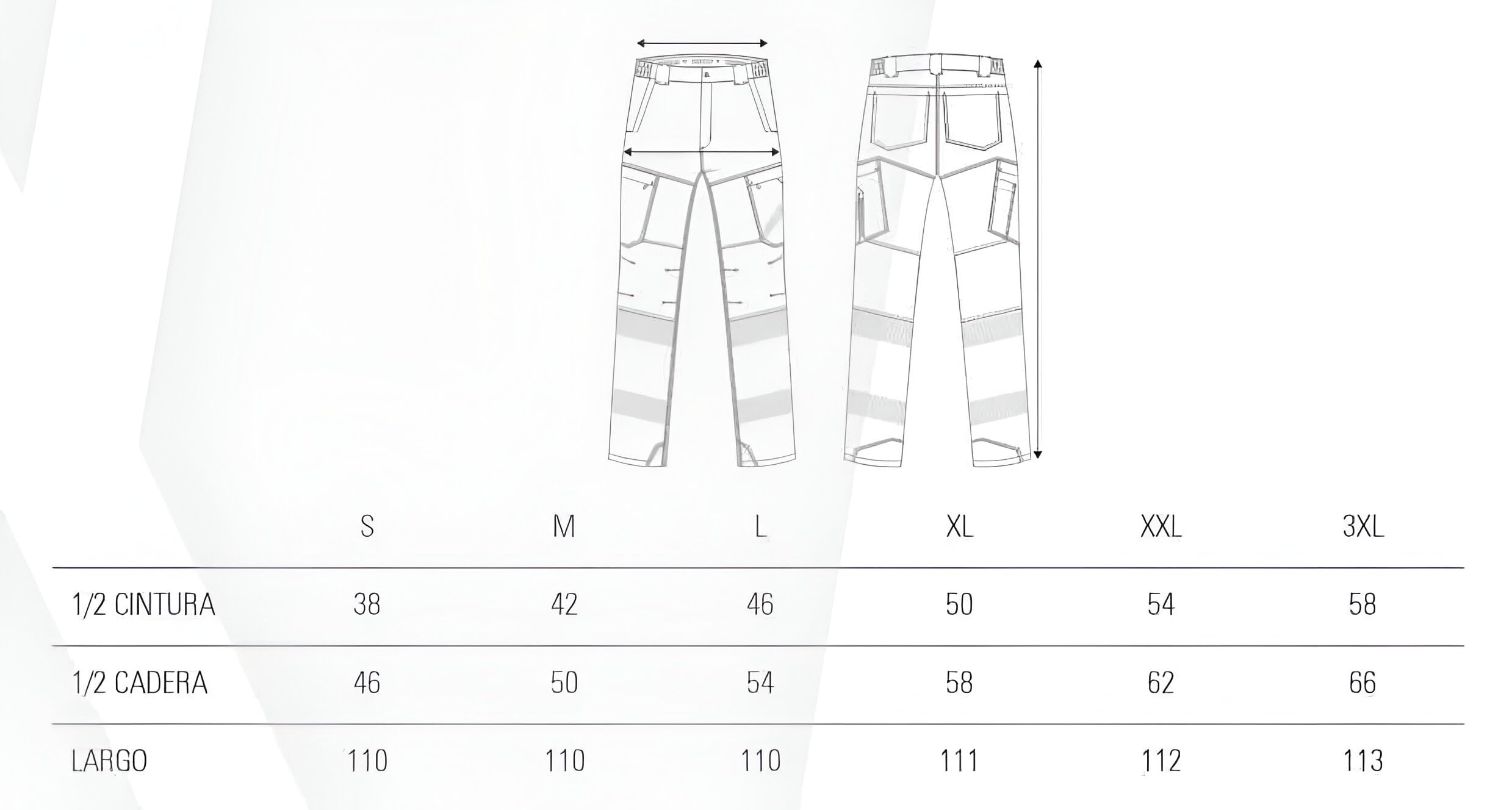 WORKTEAM Pantalón Elástico Alta Visibilidad con Cintas Reflectantes Segmentadas, Slim Fit, Multibolsillos con Cremallera, Refuerzo en Rodillas, Unisex