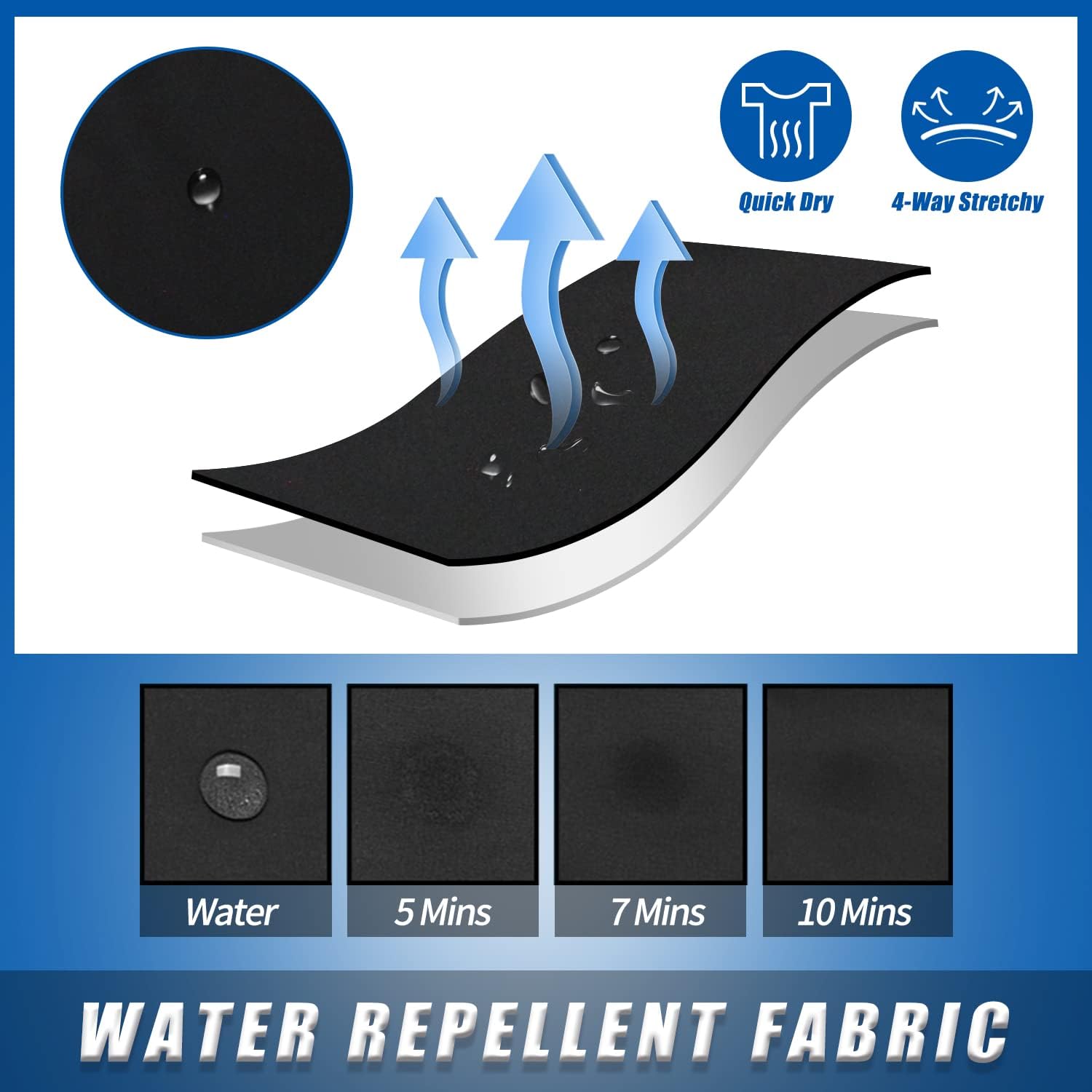 LUCOWEE Boys Swim Trunks with Compression Liner Comfortable Anti-Chafe Swimming Shorts Stretchy UPF Quick Dry Size 3T-20 - Image 5