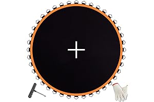 Trampoline Mat for 14 ft Trampoline with 72 V-Rings, Reinforce, UV-Resistant Jump...