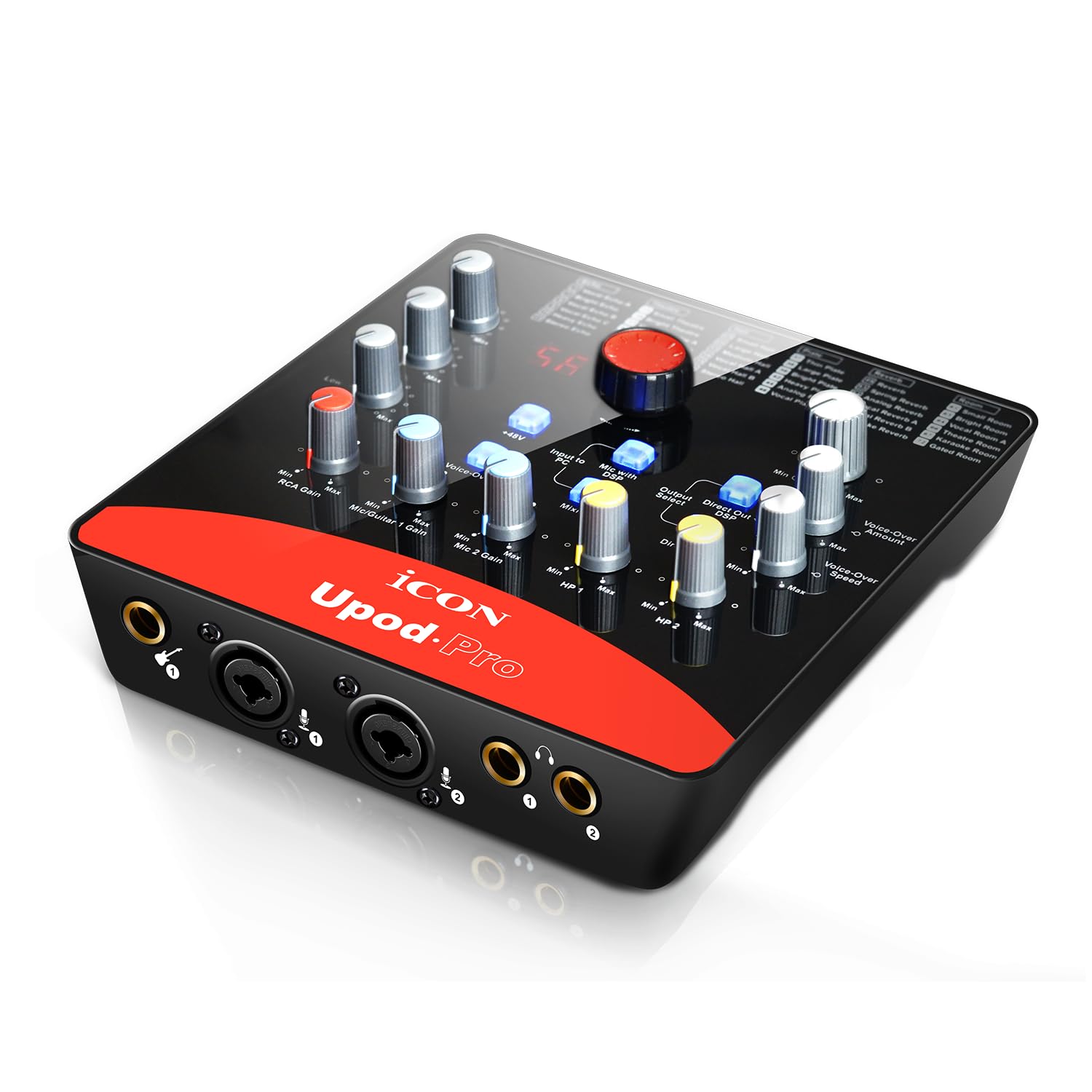 ICON Upod Pro コンデンサーマイクセット Amazon.com: iCON Pro Audio UPod Pro recording USB Interface with