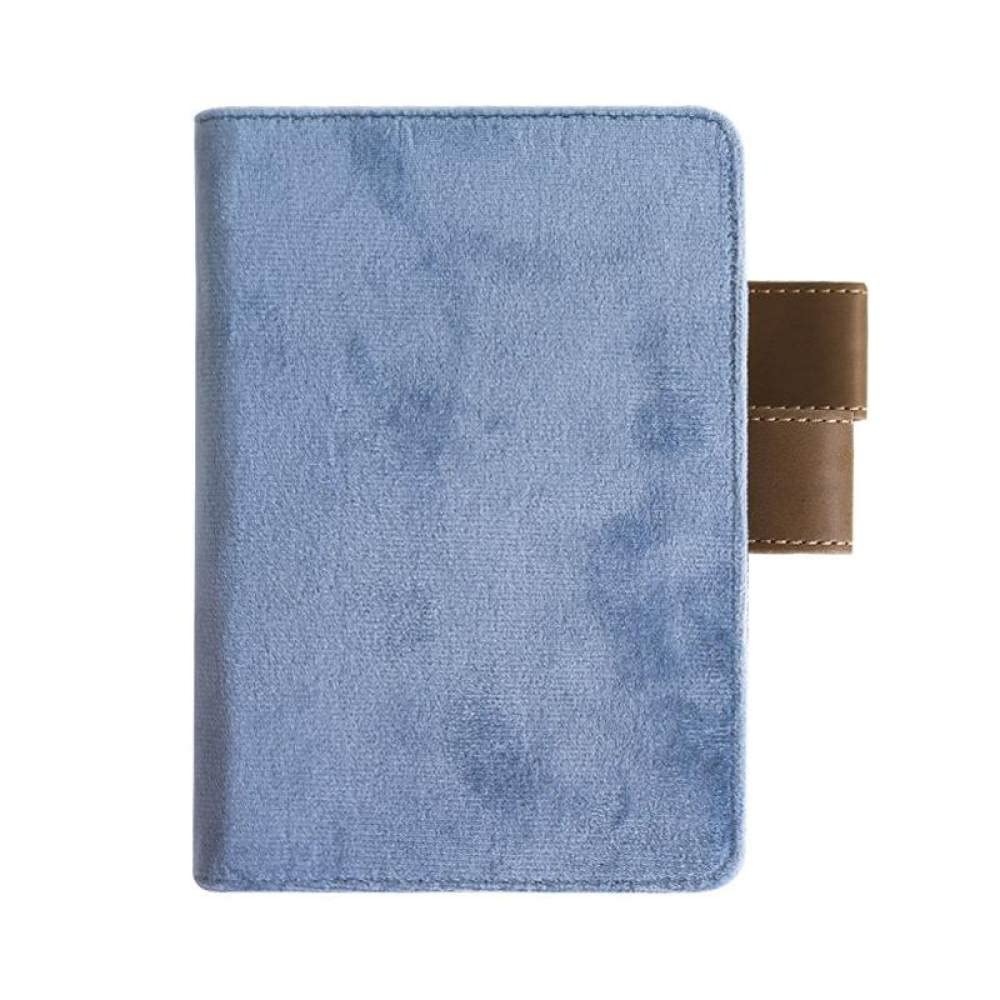 Reise-Notizblock, A5 A6 Planer Buchumschlag Stoff Kunst Schüler Tagebuch Schule Schreibwaren, Marineblau, A6