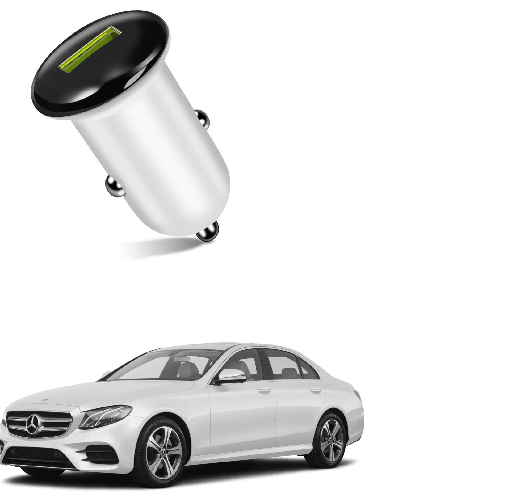 AUTO Addict CAR Charger Fast (Quick,1 Port) Single USB Charger for Mercedes Benz GE-Class