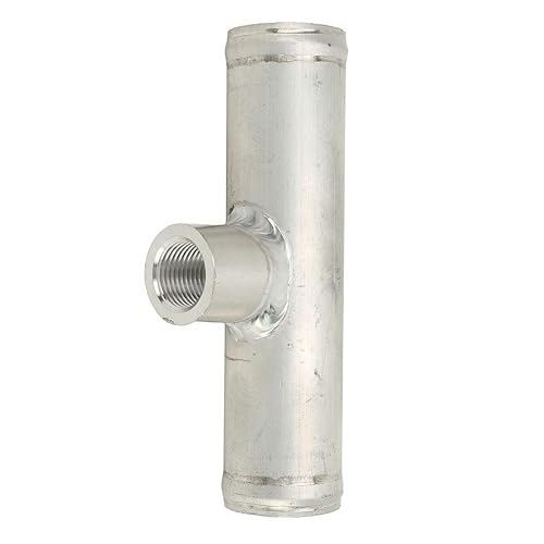 Miniatura 3 de Inline Radiator Hose Temperature Sensor, Aluminum Alloy Temp Sensor Adapter, 150mm Long with 0.7in Sensor Hole, Durable and Stable Connection for