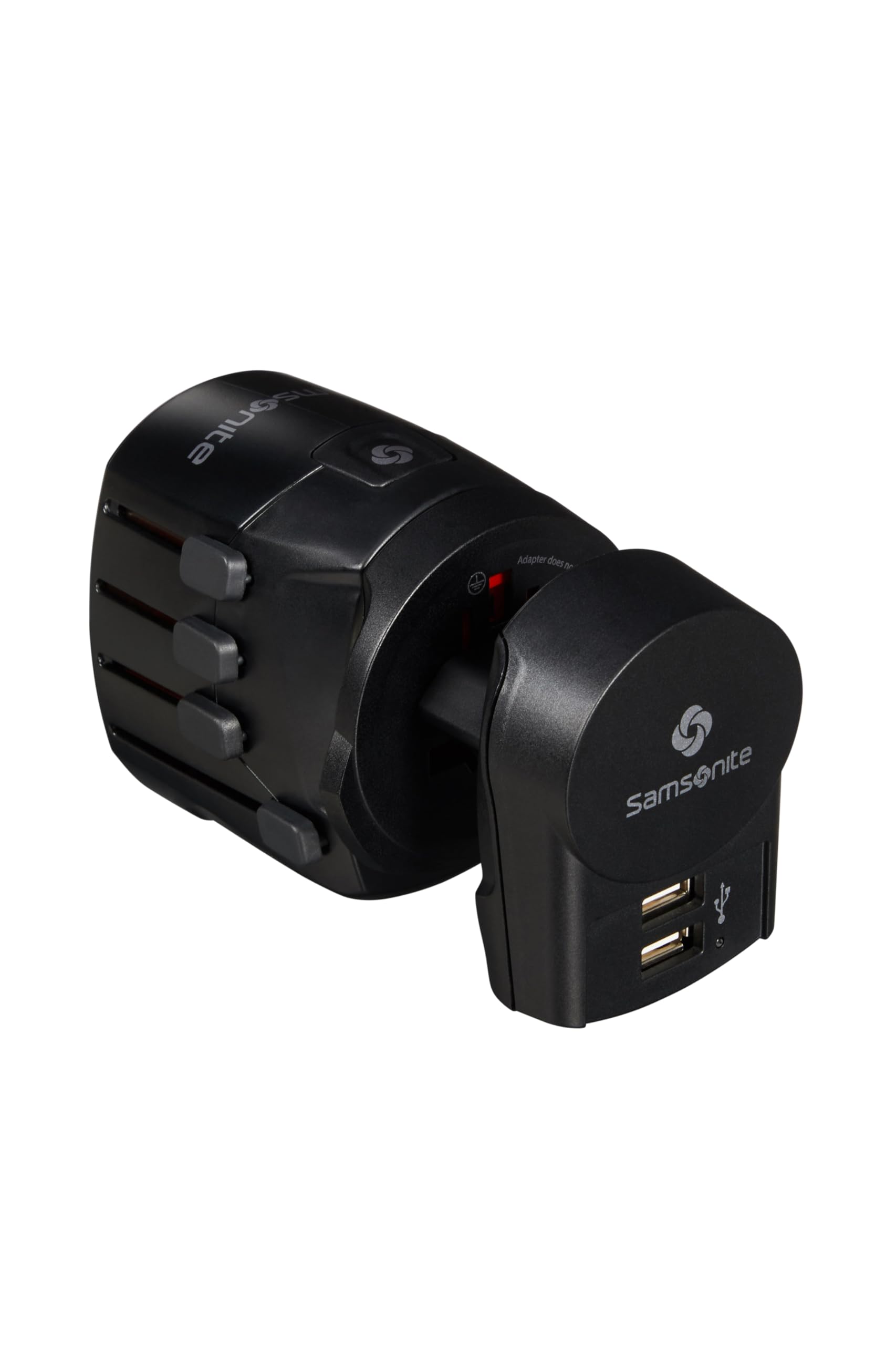 SAMSONITE AKCESORIA TRAVESY - World Adapter Pro 3 -p+USB, czarny (czarny)