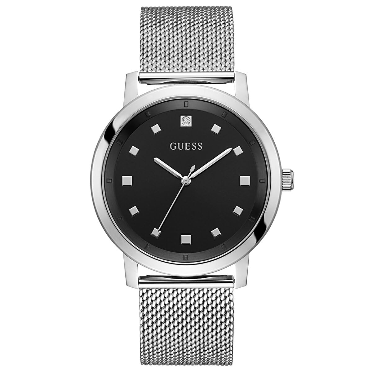 GUESS Men Black Round Stainless Steel Dial Analog Watch-U1363G1M (B0BSCM1WXQ) Amazon Price History, Amazon Price Tracker