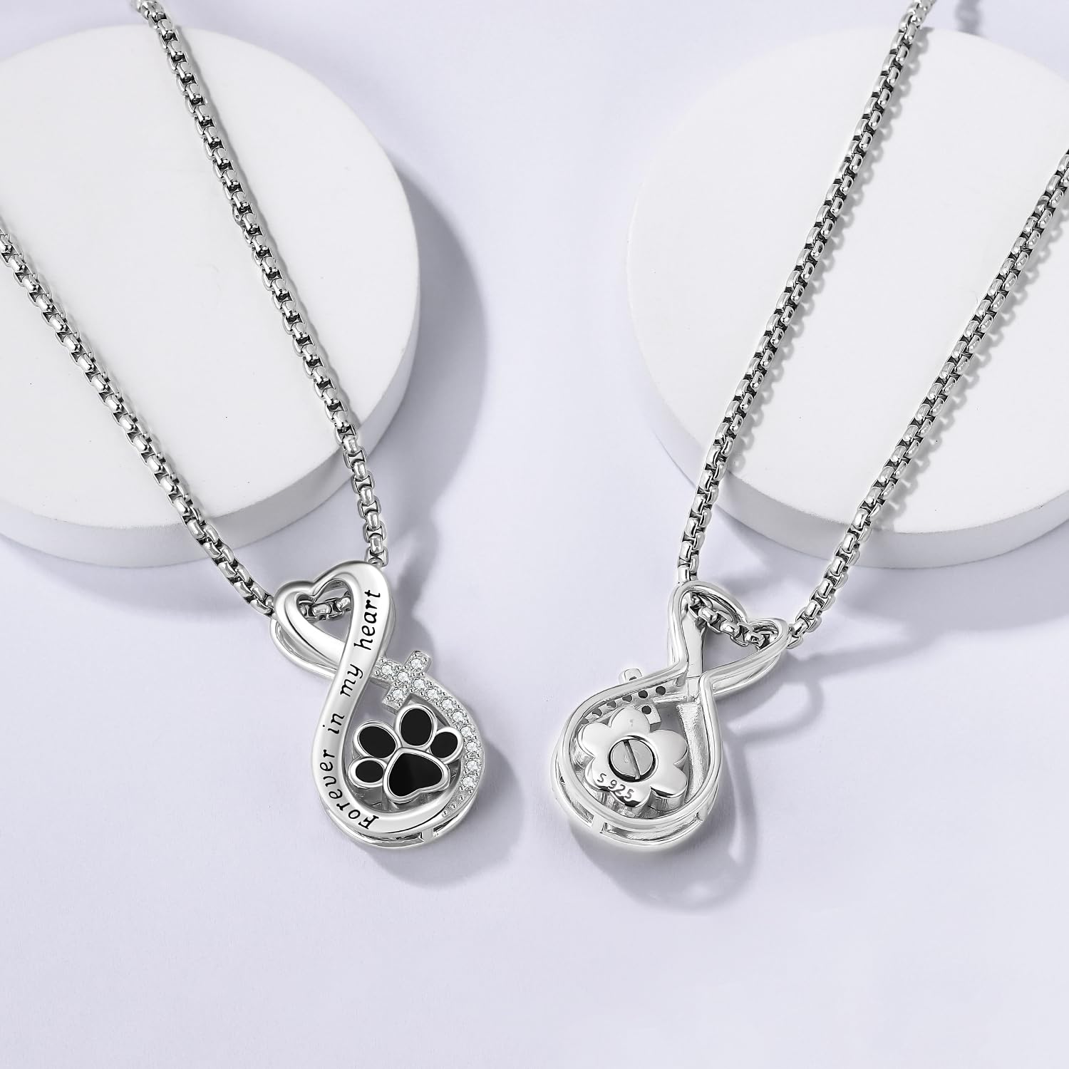 Collar para Cenizas, Colgante de Cenizas Árbol de la Vida Plata de ley 925 Urna Collar Cremación Joyería Medallón Conmemorativo para Mujer Hombre Niña