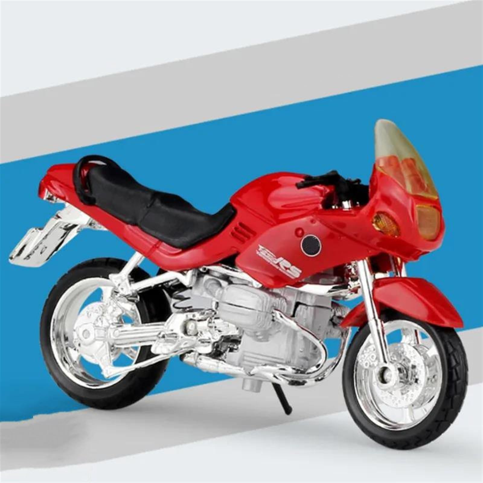 SEYXF Motorbike Toy 1/18 for BMW R 1100RS R1100RS Motorcycle Model Simulation Alloy Toy(with Foam Box)