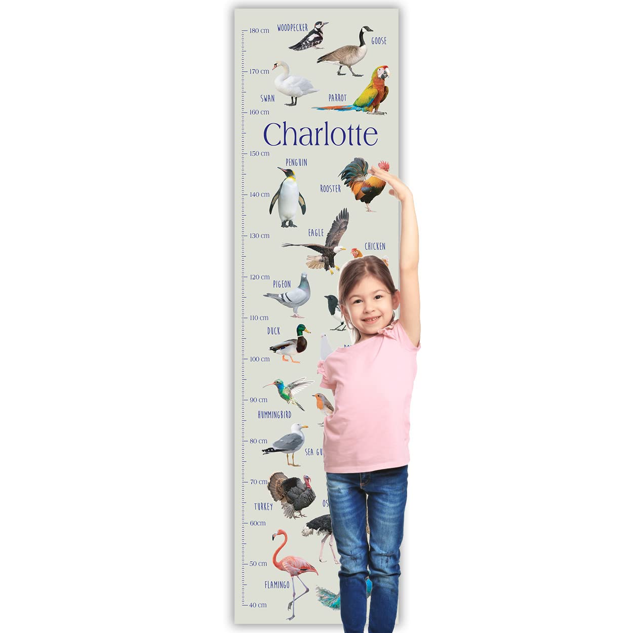 Personalised Kids Height Charts (Birds) — image 1