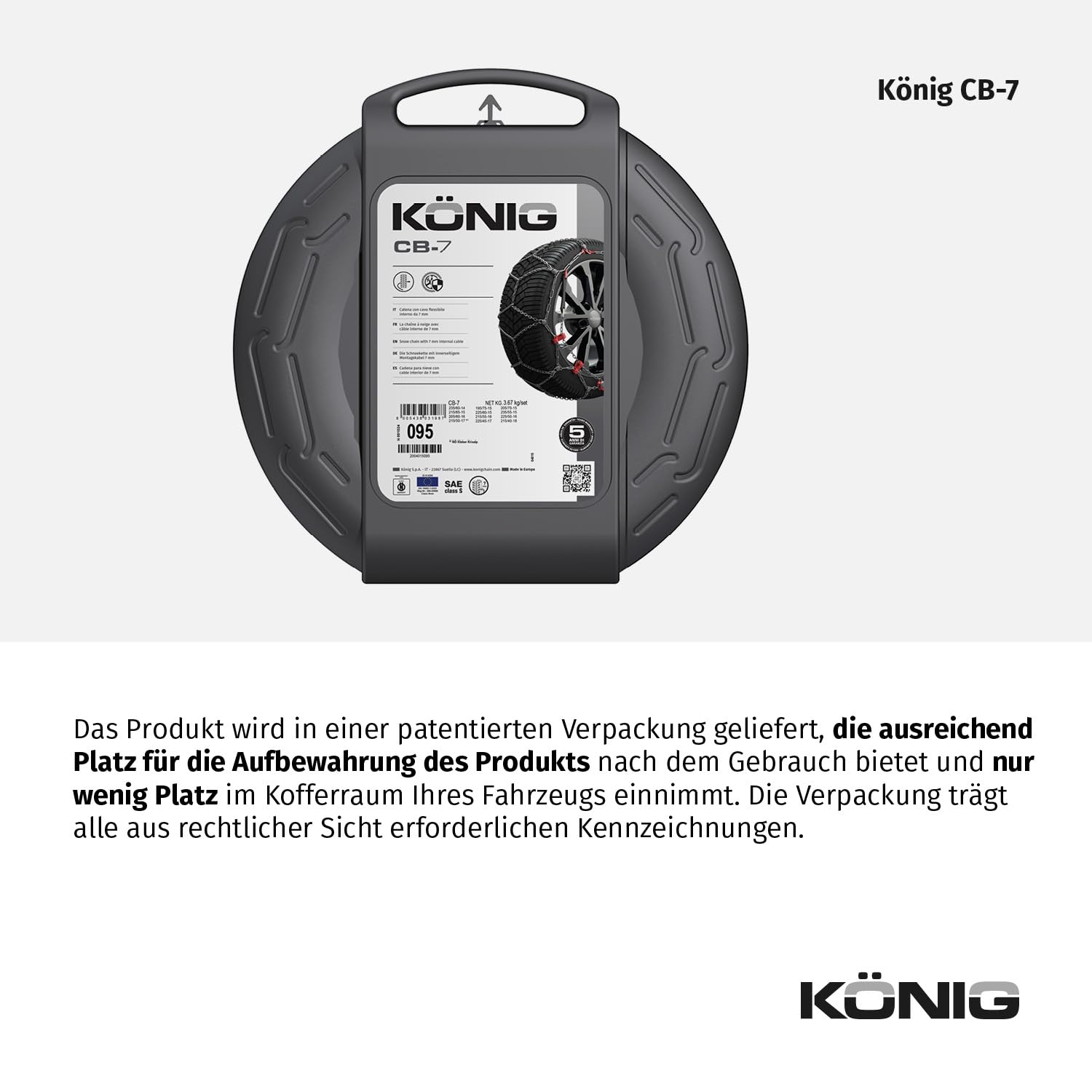 KÖNIG CB-7 104 - Schneeketten