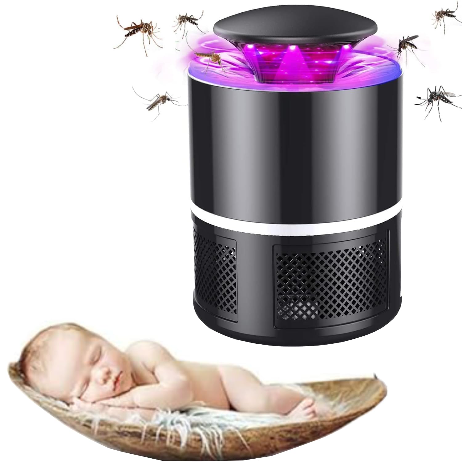 Prostuff.in® Electric USB Mosquito Killer Zapper with 360 Degree LED & Strong Suction No Noise No Radiation Insect Killer Flies Trap for Indoor & Outdoor Home Kitchen Travel, Multi Color 1 Pcs (B0CPF6HBXQ) Amazon Price History, Amazon Price Tracker
