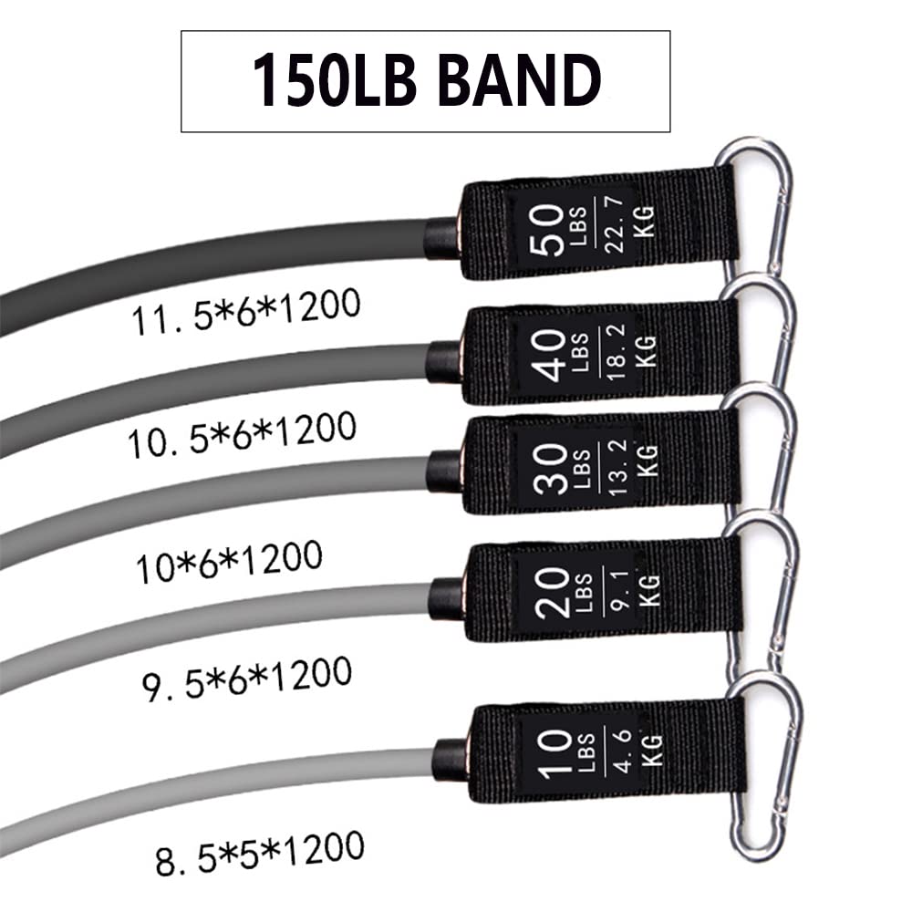 Juego De Bandas De Resistencia con Asas Bandas Elásticas De Anclaje para Puerta para Entrenamiento De Resistencia Entrenamiento En Casa Entrenamiento De Fuerza