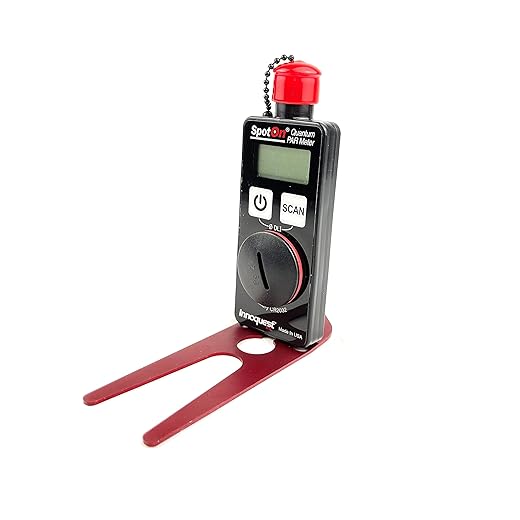 SpotOn Quantum PAR and DLI Meter displays Real-time photosynthetic Light Levels. DLI Mode Shows Average 24 HR PPFD.